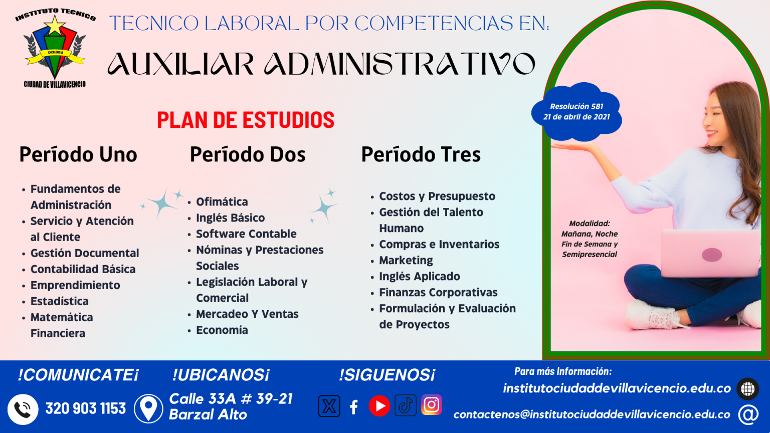 Técnico Laboral por Competencias en Auxiliar Administrativo – Instituto ...