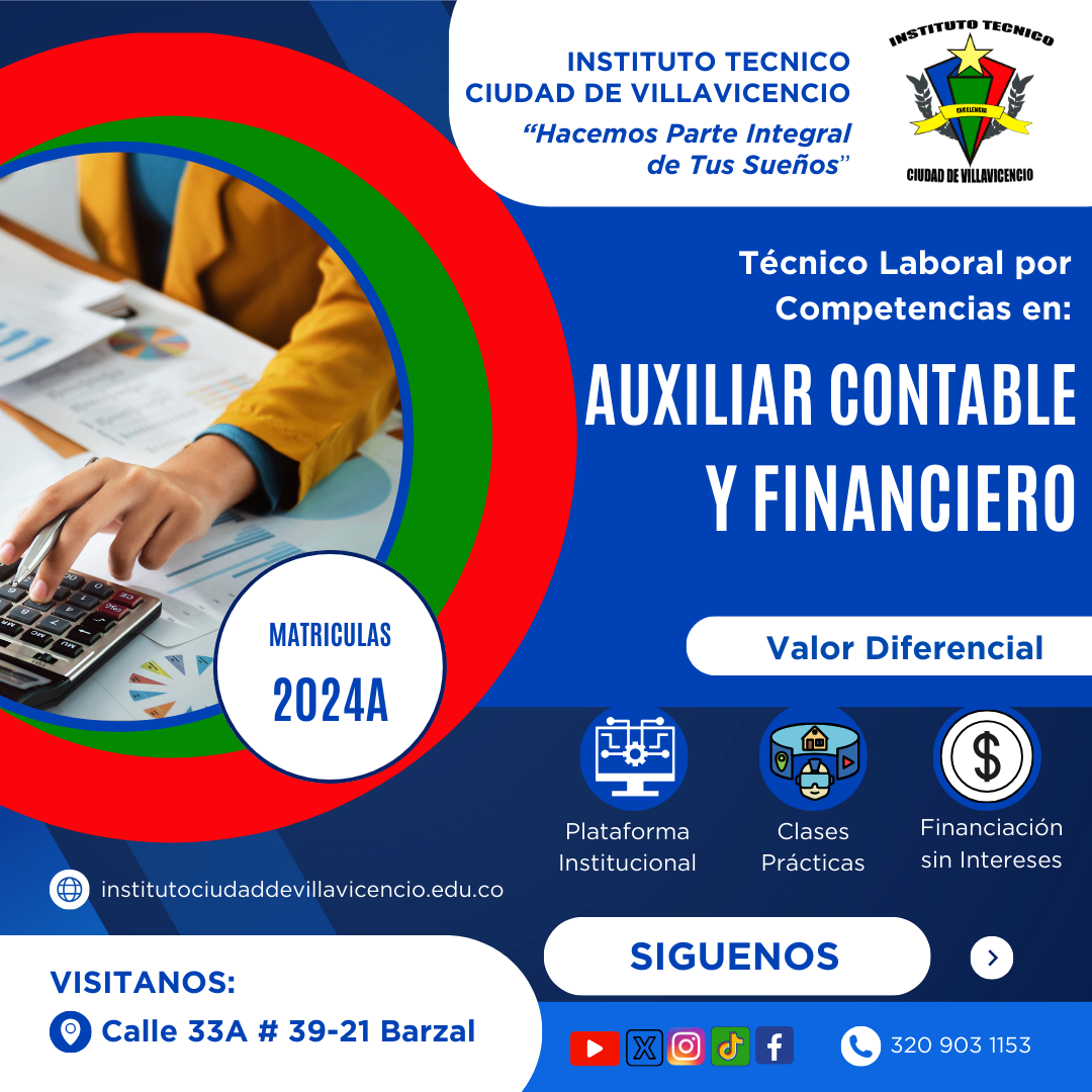 Técnico Laboral por Competencias en Auxiliar Contable y Financiero ...