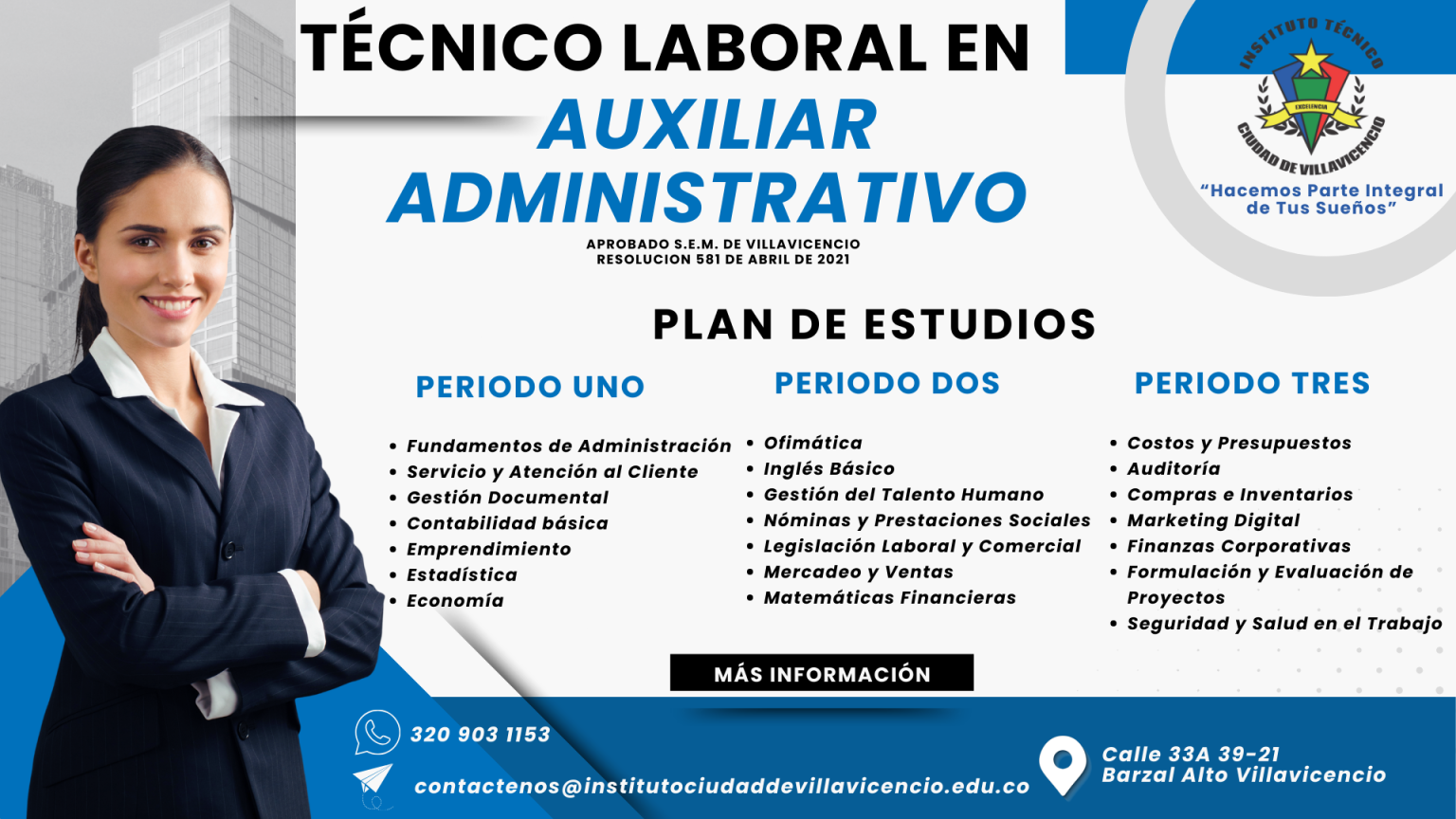 Técnico Laboral en Auxiliar Administrativo – INSTITUTO TECNICO CIUDAD ...